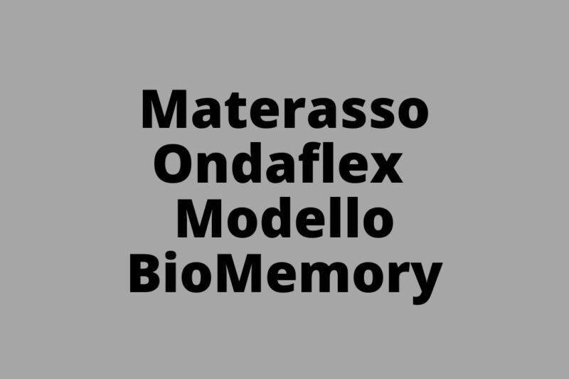 Materasso Ondaflex Modello BioMemory opinione