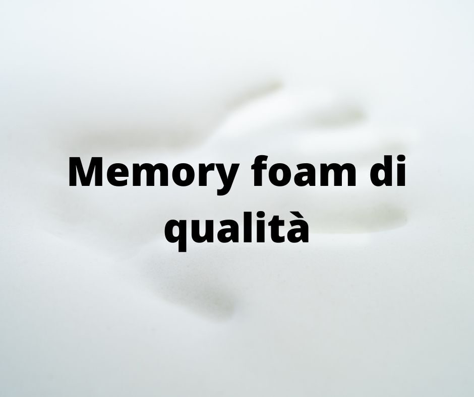 Acquistare memory foam di qualità