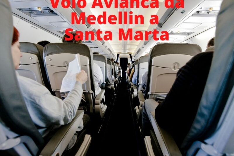 Volo Avianca da Medellin a Santa Marta