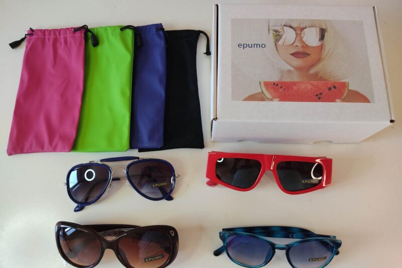 Collezione Epumo di occhiali da ultravioletti per il sole