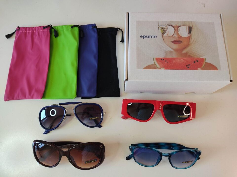 Collezione Epumo di occhiali da ultravioletti per il sole