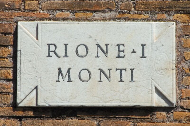 Rione Monti cosa vedere nel centro di Roma